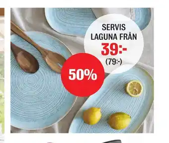 Servis laguna från