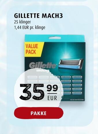 Scandinavian Park Gillette mach3 erbjuda
