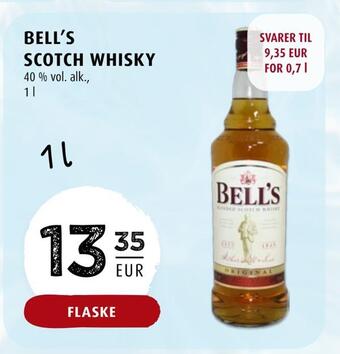 Scandinavian Park Bell's scotch whisky erbjuda