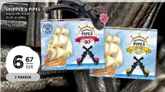 Scandinavian Park Skippers pipes lakrits original erbjuda