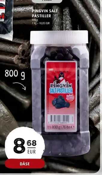 Scandinavian Park Pingvin saltpastiller lakrits erbjuda