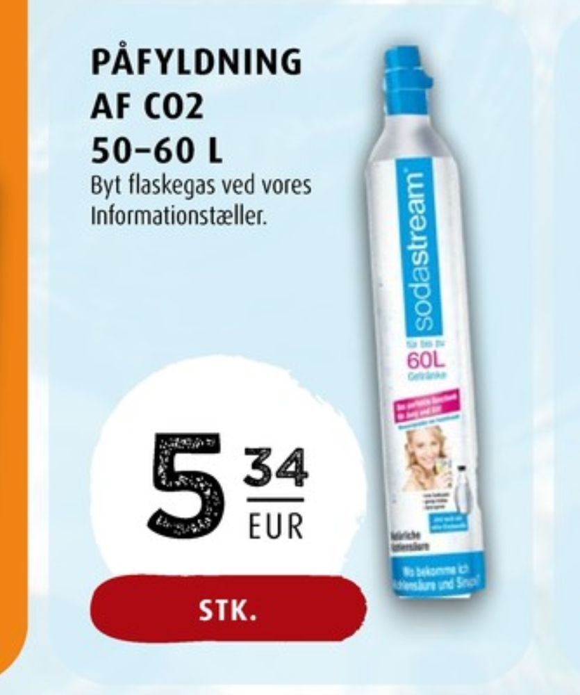 Sodastream kolsyrepatron erbjudande hos Scandinavian Park