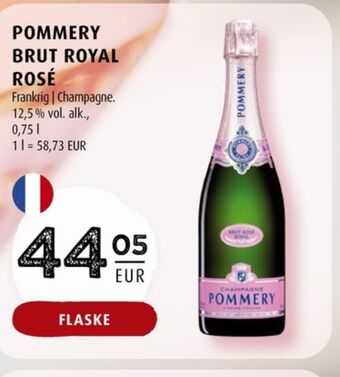 Scandinavian Park Pommery champagne erbjuda