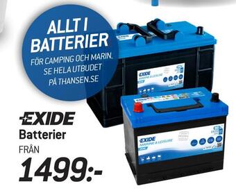 thansen Batterier erbjuda
