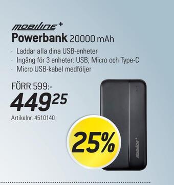 thansen Powerbank erbjuda