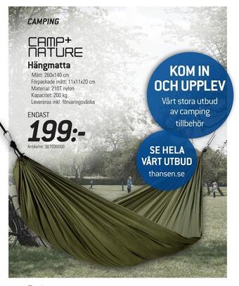 thansen Hängmatta erbjuda