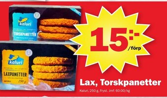 Pekås Lax, Torskpanetter erbjuda