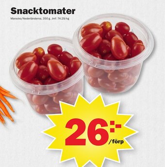 Pekås Snacktomater erbjuda