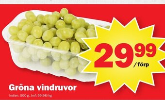 Pekås Gröna vindruvor erbjuda