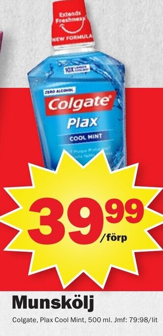 Pekås Munskölj Colgate erbjuda
