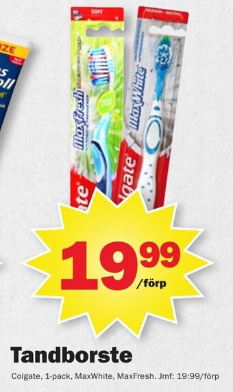 Pekås Tandborste Colgate erbjuda
