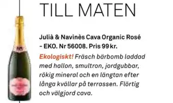 Coop Mersmak Lönneberga mousserande vin erbjuda