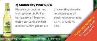 Coop Mersmak Pear cider erbjuda