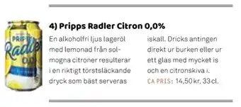 Radler citron