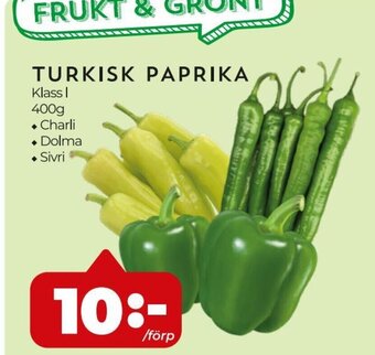 Matrix Butikerna TURKISK PAPRIKA erbjuda