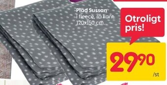 Rusta Pläd Sussan erbjuda
