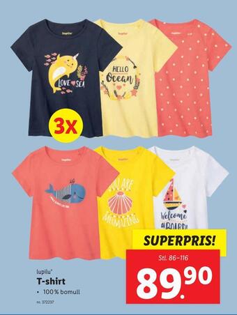 Lidl T-shirt erbjuda