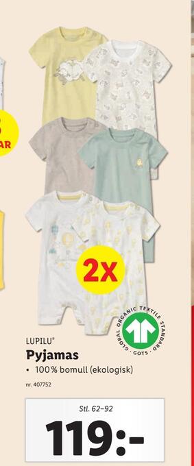 Lidl Pyjamas erbjuda