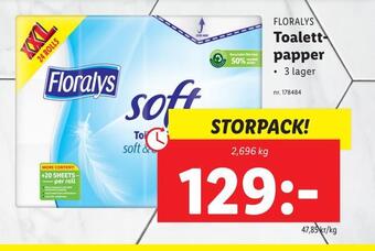 Lidl Toalettpapper erbjuda