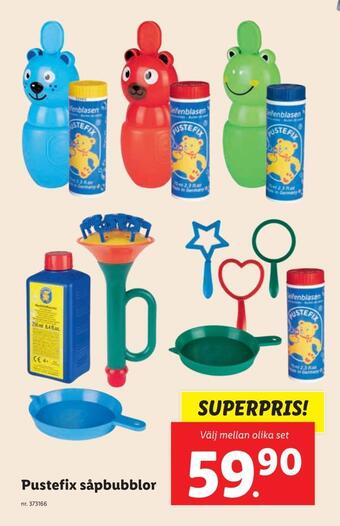 Lidl Pustefix såpbubblor erbjuda