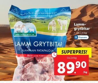Lidl Lammgrytbitar erbjuda