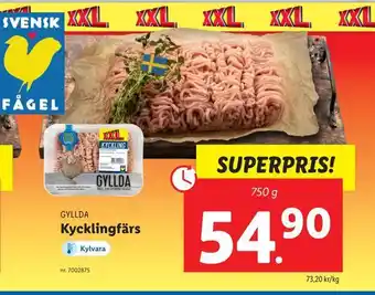 Lidl Kycklingfärs erbjuda