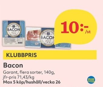 Hemköp Bacon erbjuda