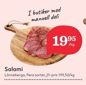 Hemköp Salami erbjuda