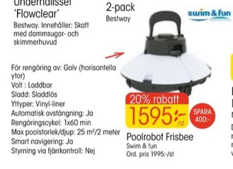 EKO Swim & fun poolrobot erbjuda