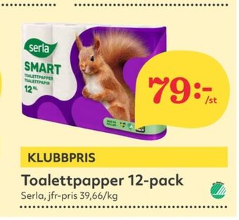 Hemköp Smart toalettpapper erbjuda