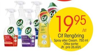 EKO Cif rengöringsmedel erbjuda