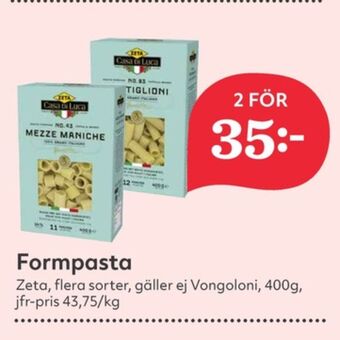Hemköp Casa di luca pasta sorterad erbjuda
