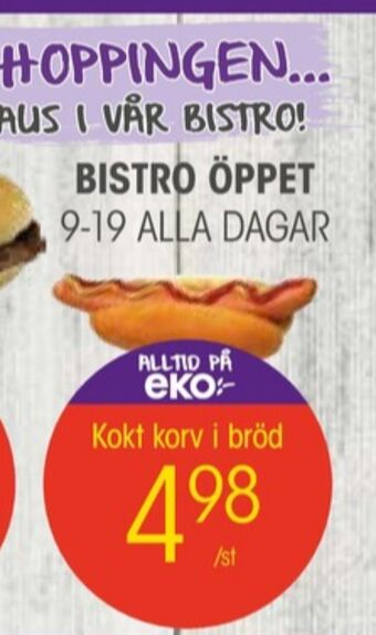 EKO Eko restaurang erbjuda