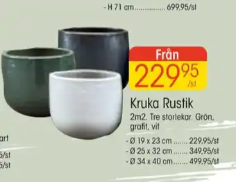 EKO Vila krukor erbjuda