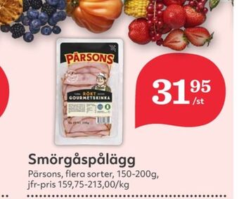 Hemköp Pärsons skinka erbjuda