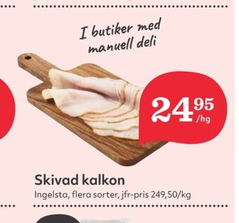 Hemköp Ingelsta kalkon kalkonbröstfilé erbjuda