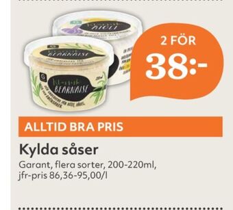 Hemköp Garant såser erbjuda