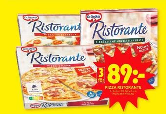 ICA Kvantum Ristorante pizza erbjuda
