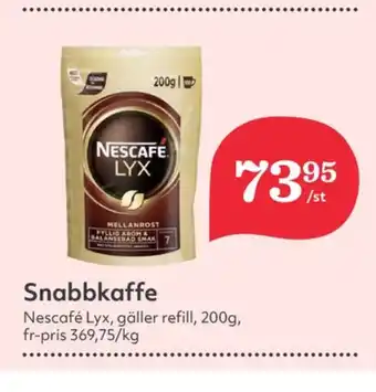 Nescafé lyx instant kaffe