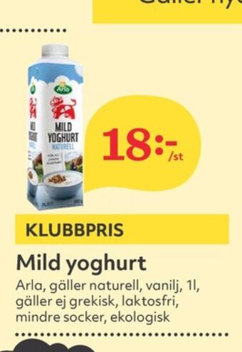 Hemköp Arla yoghurt erbjuda