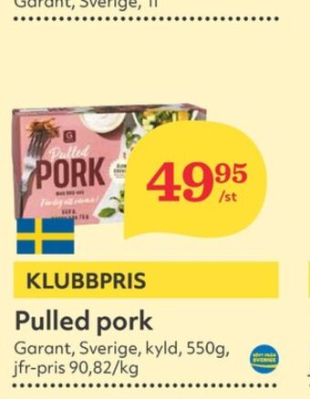 Hemköp Garant pulled pork erbjuda