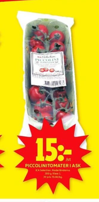 ICA Kvantum Ica selection tomater erbjuda