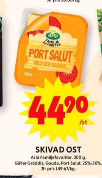 ICA Maxi Arla skivad ost erbjuda