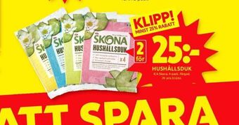 ICA Kvantum Skona hushållsduk erbjuda