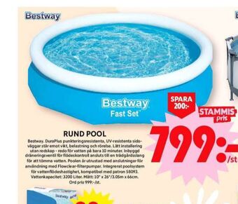 ICA Maxi Bestway pool erbjuda