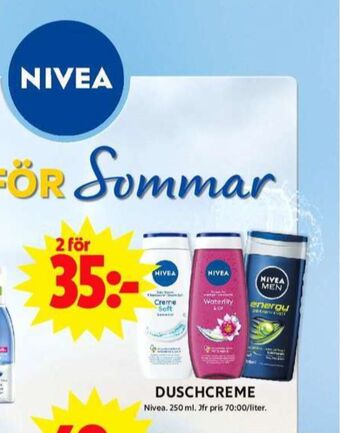 ICA Maxi Nivea duschtvål erbjuda