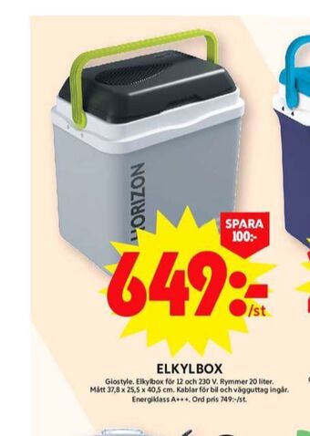 ICA Maxi Giostyle kylbox erbjuda
