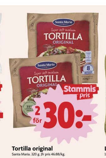ICA Nära Santa maria tortillas erbjuda
