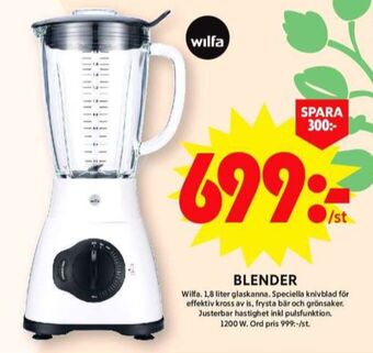 ICA Maxi Wilfa blender erbjuda