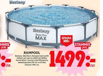 ICA Maxi Bestway pool erbjuda